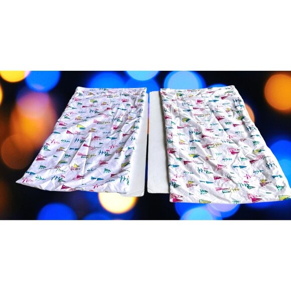 Modern Southern Home Christmas Tree Pillowcases King White 19 in W 38 in… - Picture 5 of 12